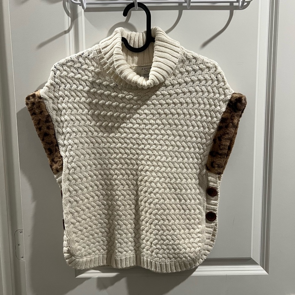 Aspen Kids Cream Knit Sweater